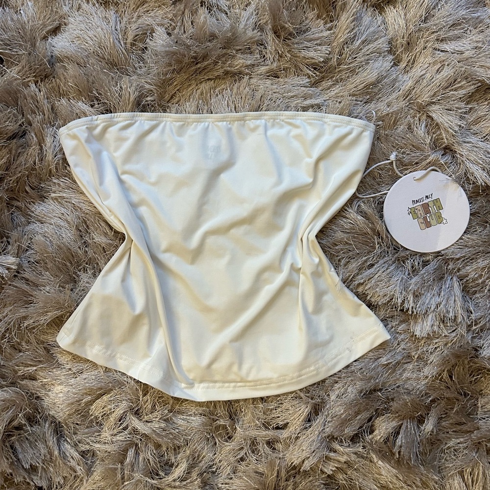 princess polly white tube top